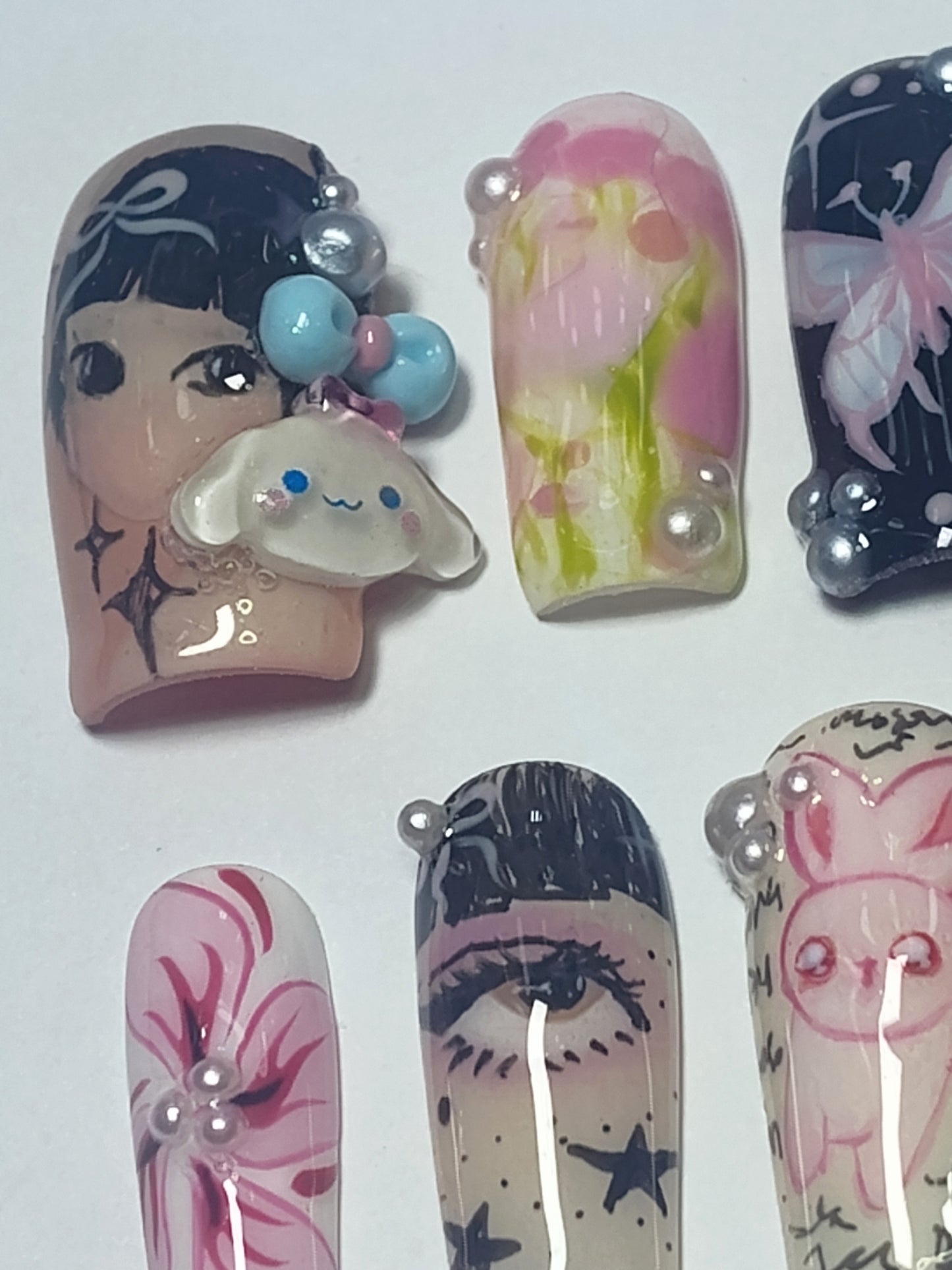 Darlings of Pink press ons