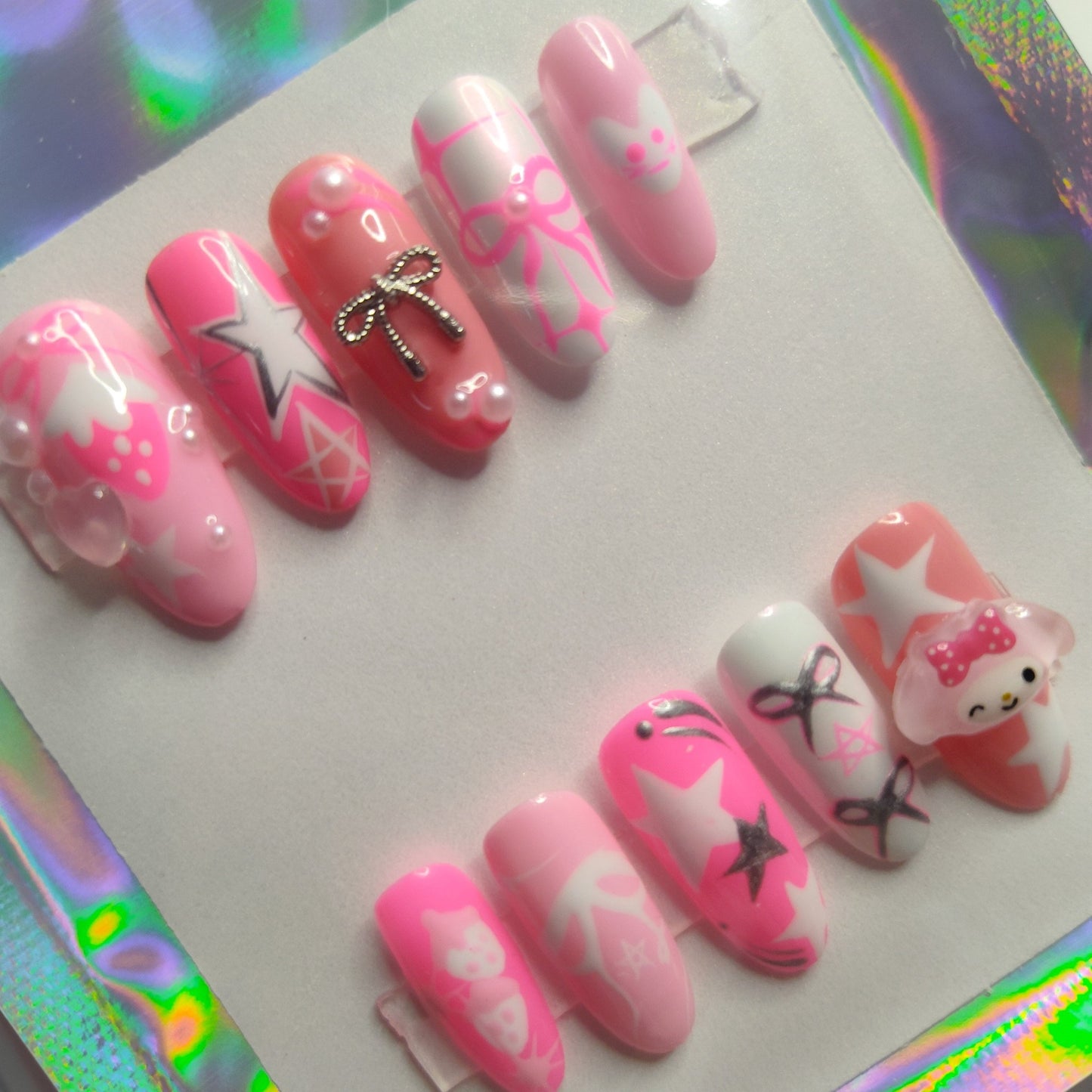 My Melody's Pink Party !!~ - Nailsby3lle.tm