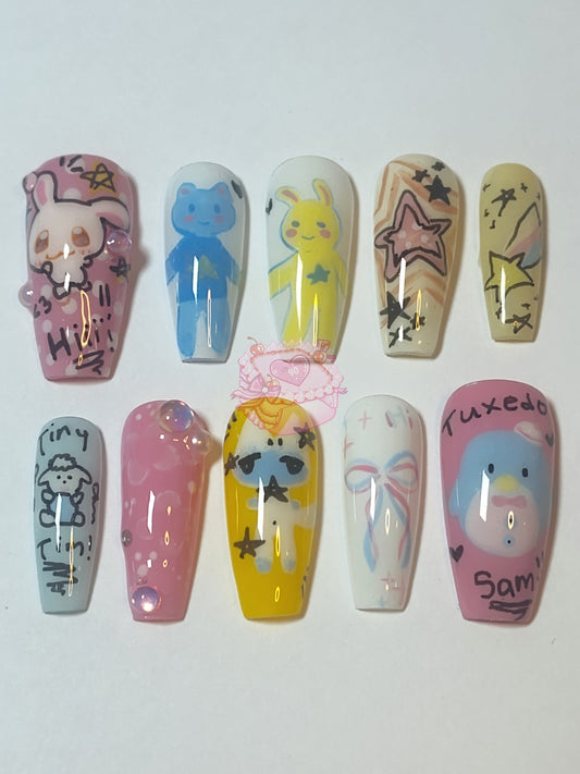 "Summer Sweethearts" Press Ons ♡