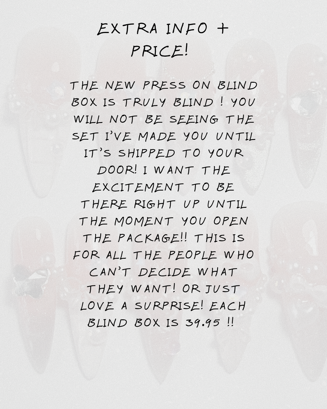 Press on blind box!