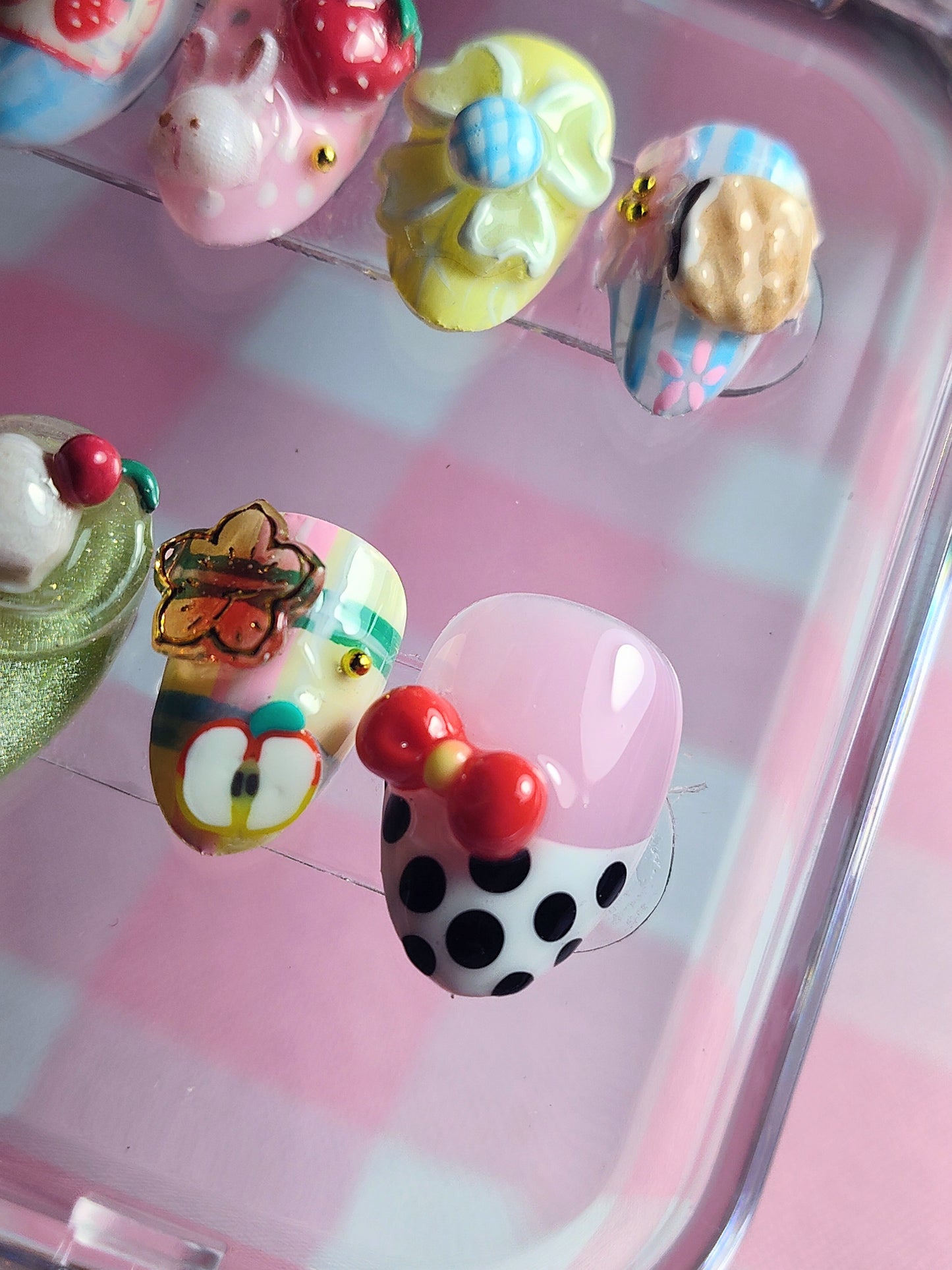 "Whimsy delight" Press Ons