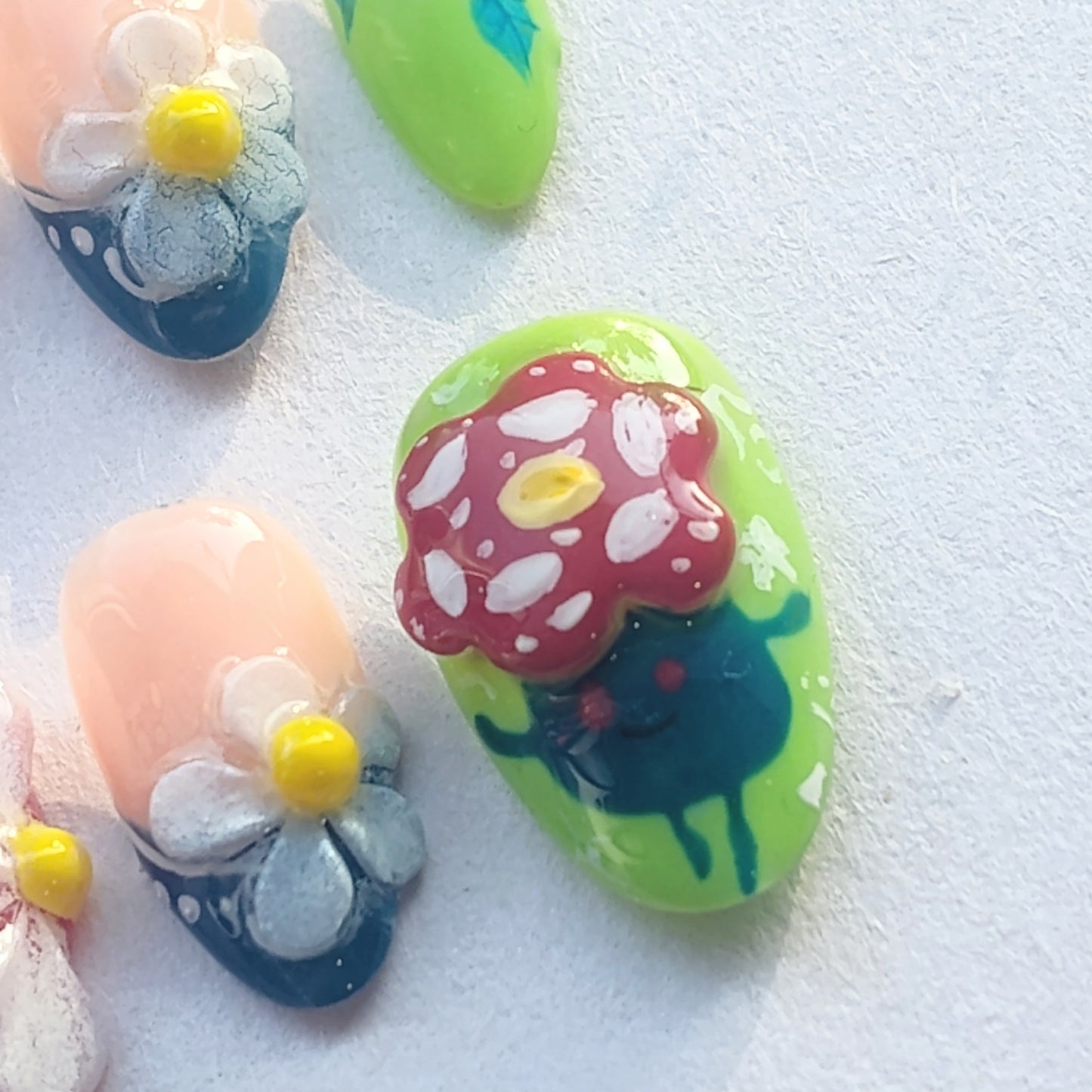 "Vileplume's Floral Gardens" press ons
