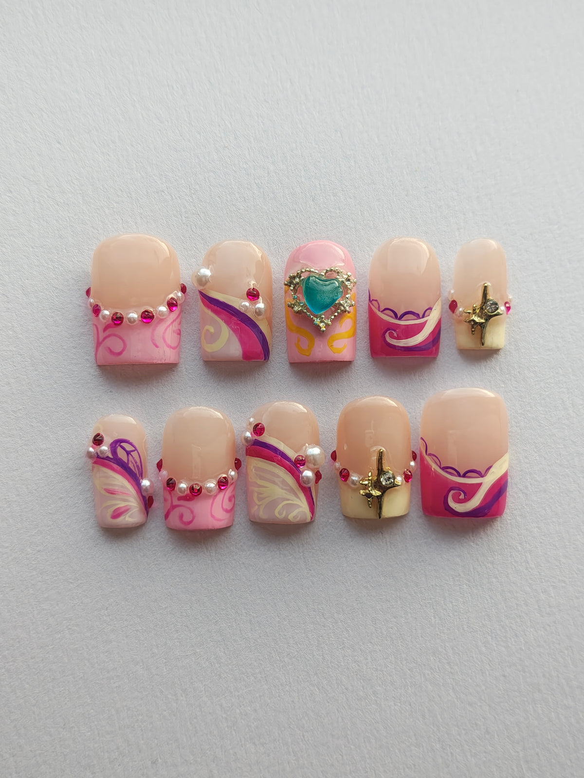 "Princess Pony" press ons