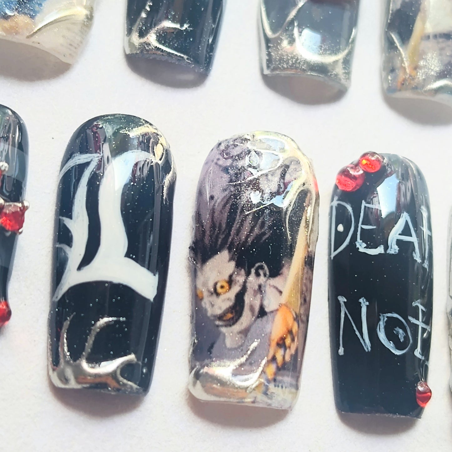 "Death Note Trio" press ons