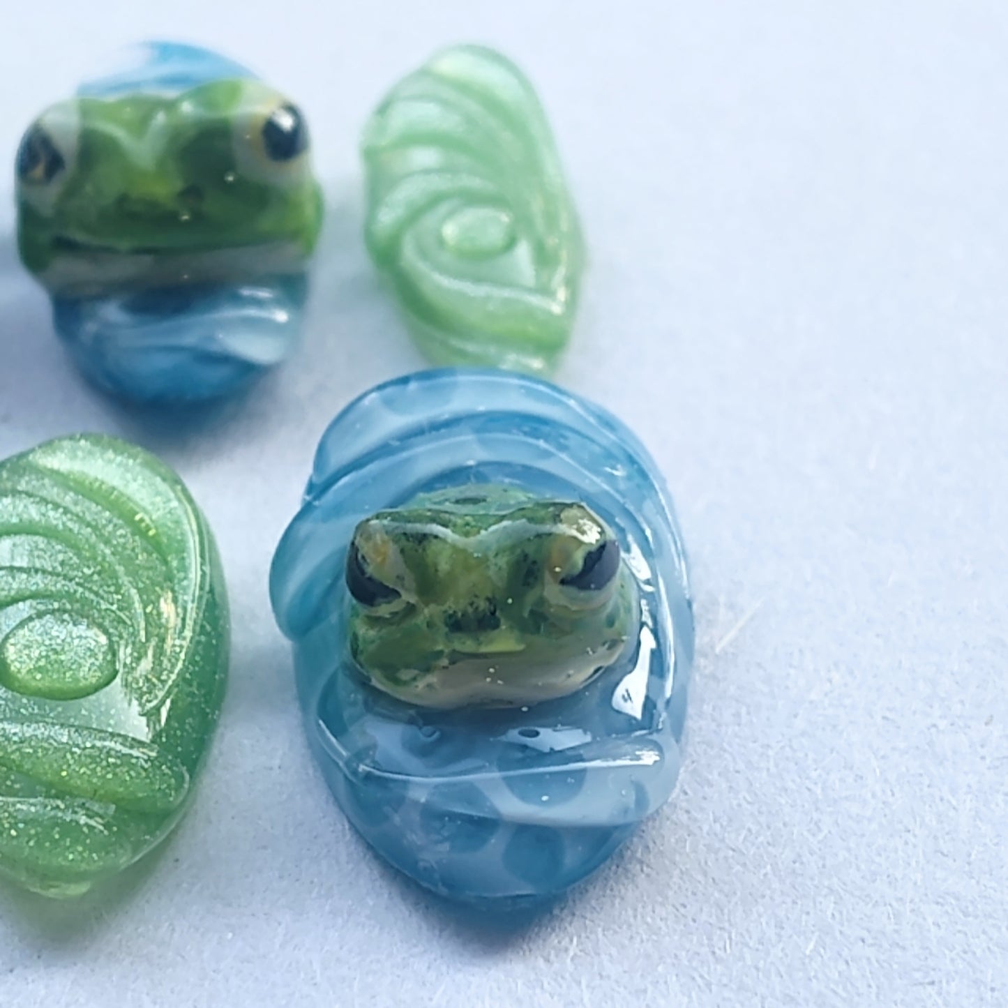 "The Frog Pond" press ons