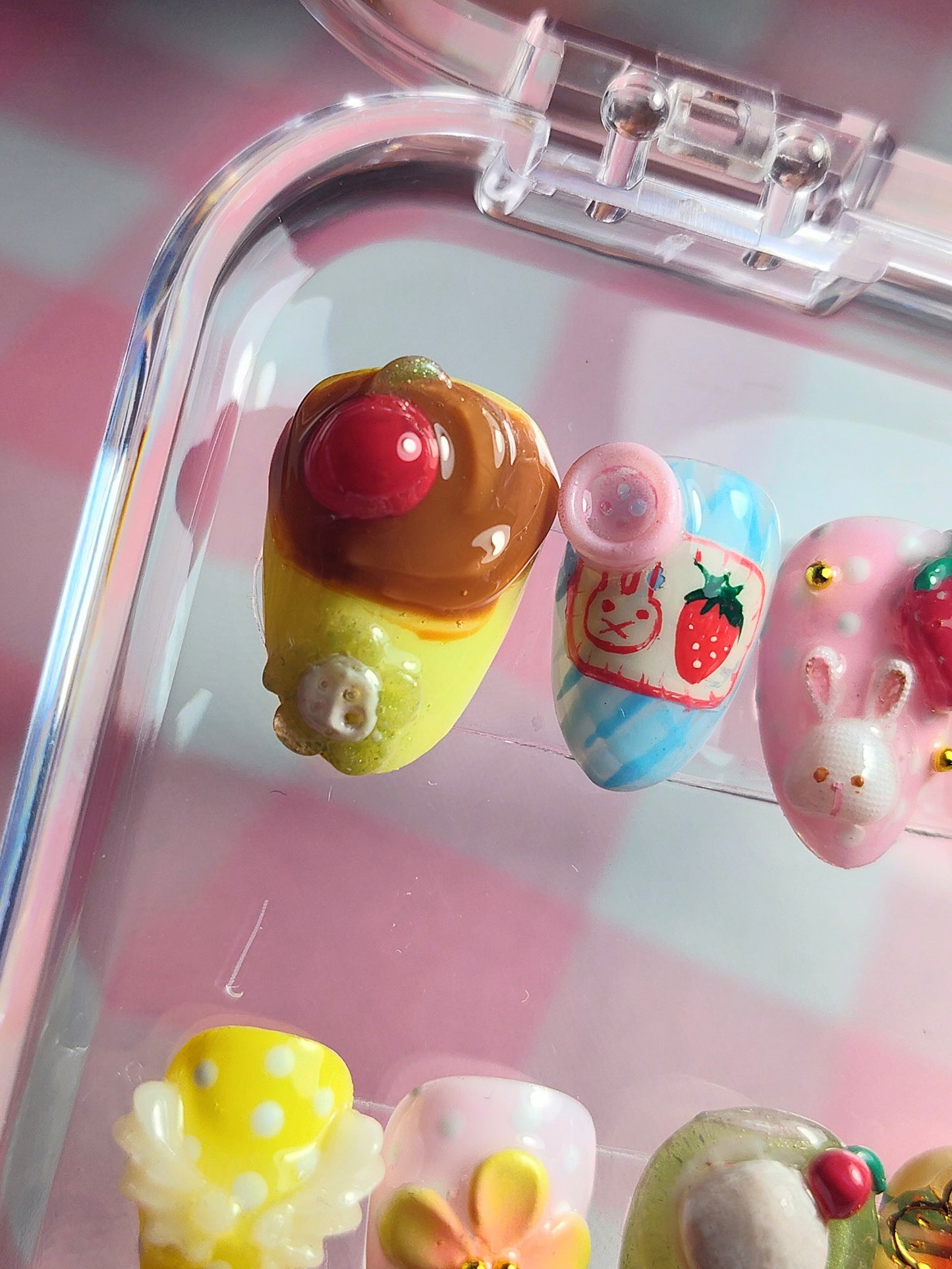 "Whimsy delight" Press Ons