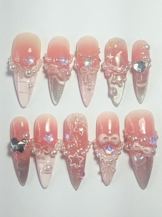 "Pearly Princesses" Press Ons