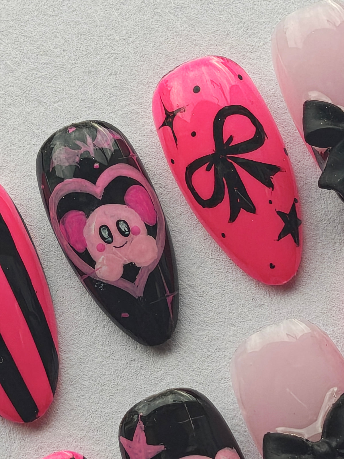 "Halloween Kirby" Press ons