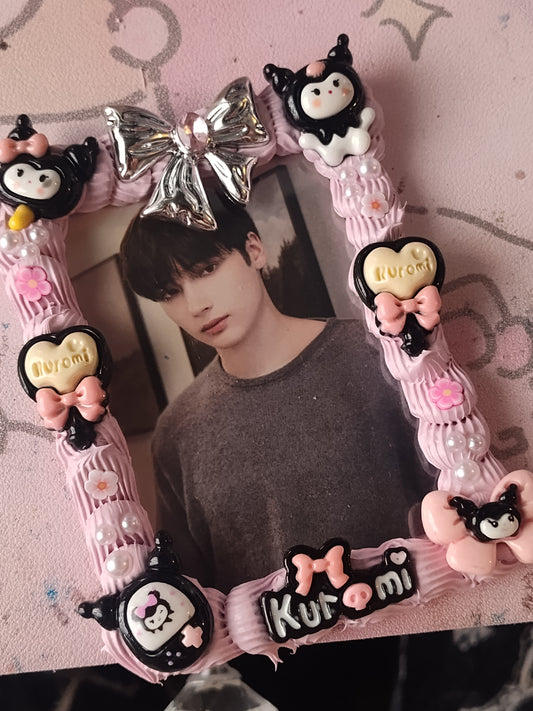 Pink cream kuromi deco toploader!