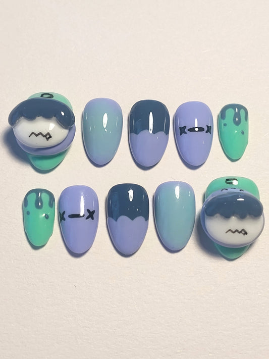 "Hhm Nya Ring!!" Press on nails