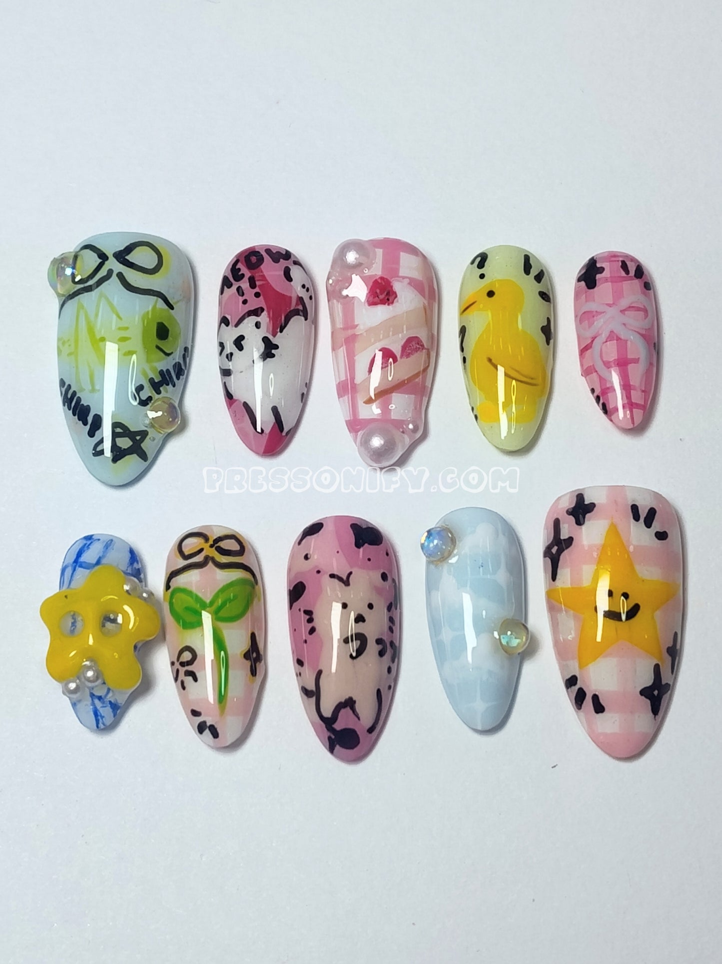 Whimsy Girl Press Ons