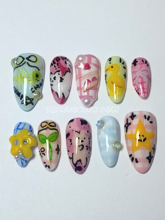Whimsy Girl Press Ons