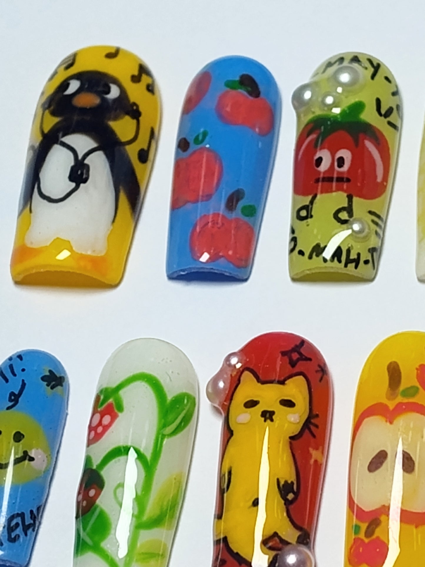 Fruit & Veg Cuties Press Ons