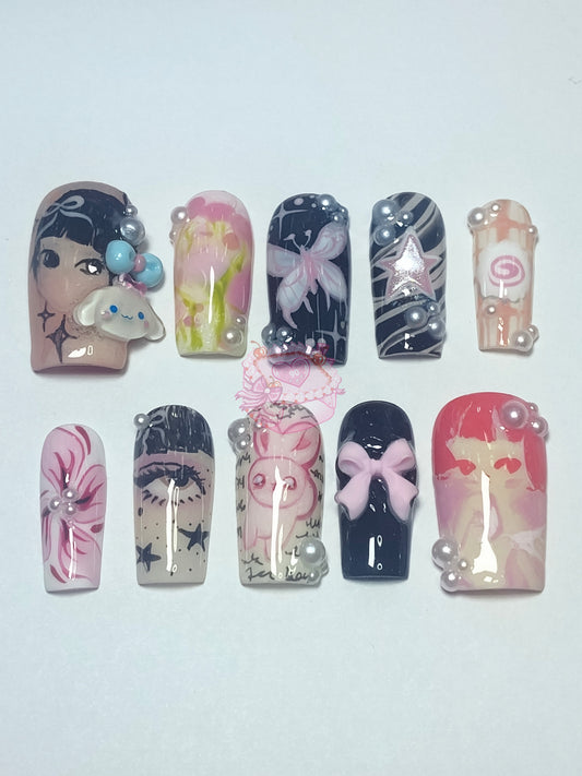 Darlings of Pink press ons
